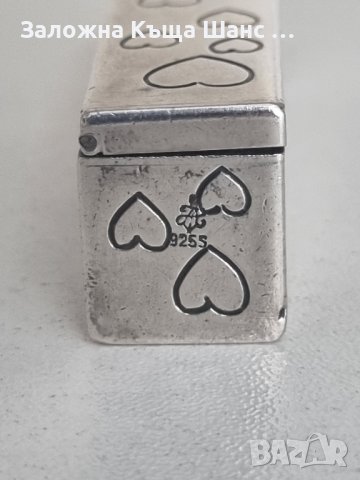 Vintage сребърна кутия за червело 925 S, снимка 7 - Антикварни и старинни предмети - 41742454