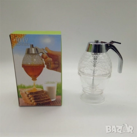 Бутилка-дозатор за мед, снимка 3 - Други - 52138197