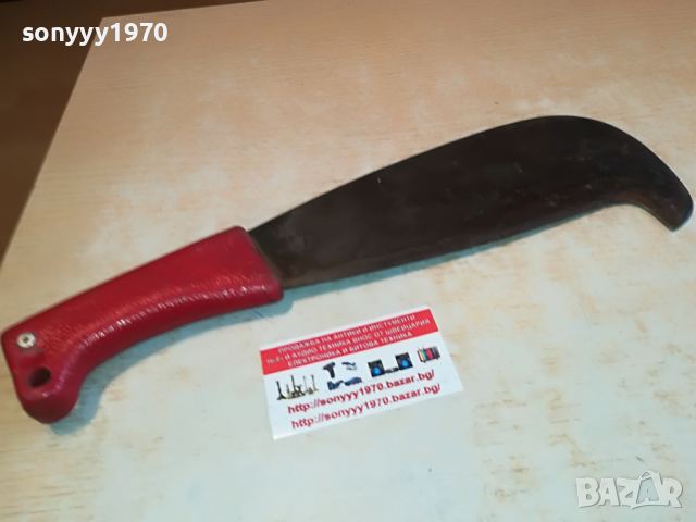 кукри-крив нож-38см-сатър с печат лого от германия 2303221010, снимка 12 - Антикварни и старинни предмети - 36202691