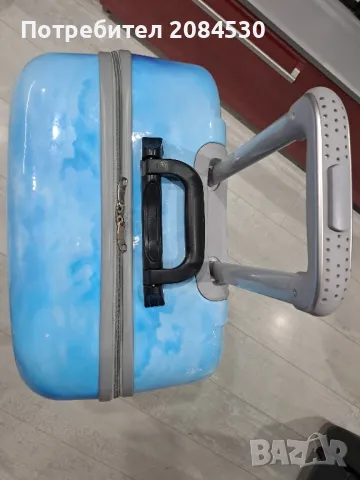 Куфар с телескопична дръжка,колелца и шифър, снимка 7 - Куфари - 49087040