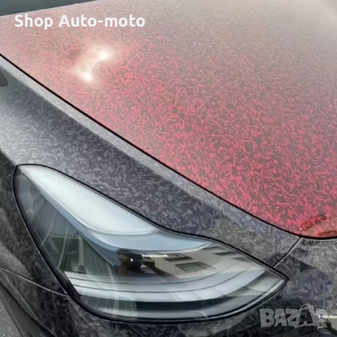 Фолио за облепяне на автомобил Automat– Тунинг визия и защита за вашата кола, 152см, Черен, снимка 4 - Аксесоари и консумативи - 52319115
