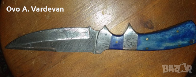 ръчно изработен нож Дамаскус/Мокуме, снимка 3 - Ножове - 35227300
