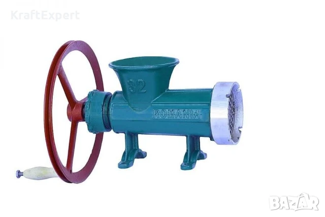 Електрическа Месомелачка Чугунена 32 номер с електромотор, снимка 6 - Месомелачки - 50602026