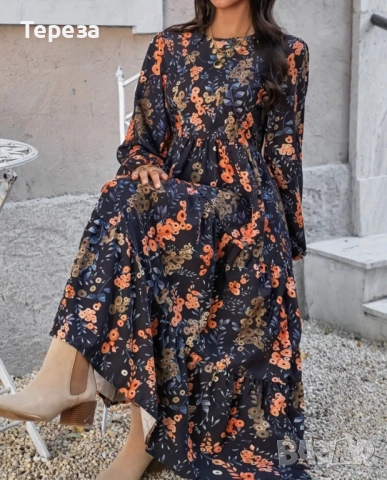 🆕️ Цветна рокля / XXL, снимка 10 - Рокли - 52470554