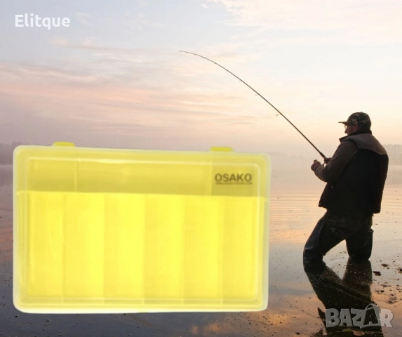 Кутия за риболов, К31 , жълта ,голяма, снимка 5 - Други стоки за дома - 52841281