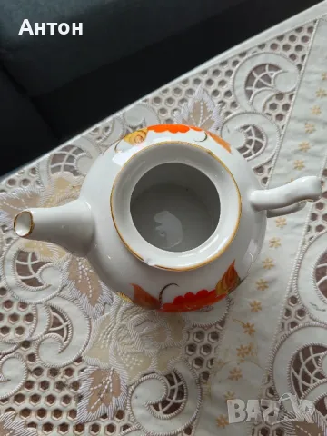 Руски порцеланов самовар., снимка 8 - Антикварни и старинни предмети - 48926773
