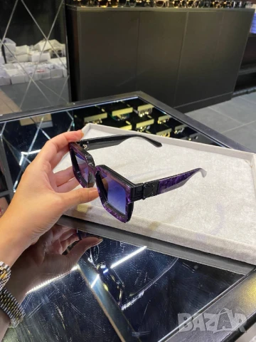 очила с черен обикновен калъф и ув защита louis vuitton, снимка 13 - Слънчеви и диоптрични очила - 51410614