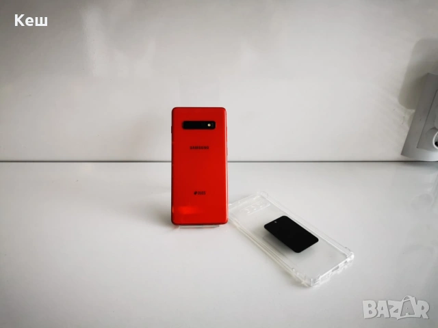 Смартфон Samsung S10+ (червен без забележка), снимка 2 - Samsung - 53192016