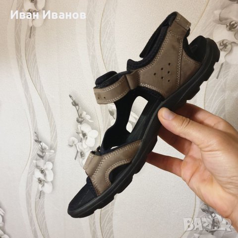 туристически сандали Ecco Anatomical  toe grip area номер 41, снимка 7 - Сандали - 40981602