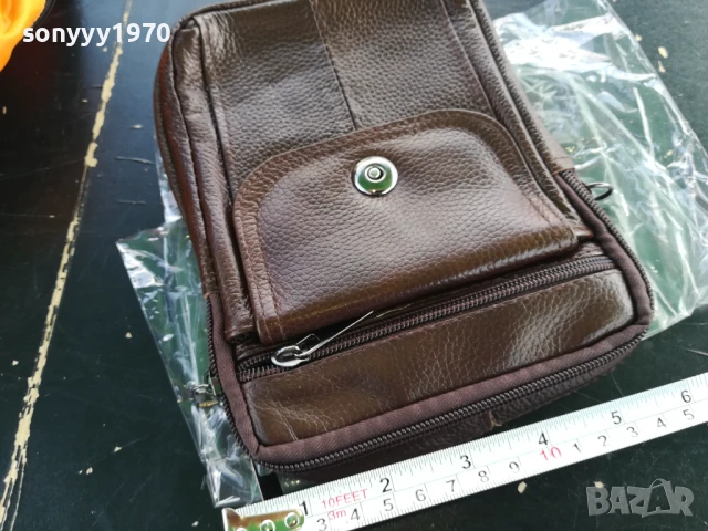 КОЖЕНА ЧАНТА-КАФЯВА 1907251826, снимка 6 - Чанти - 51075160