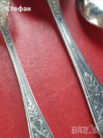 Комплект посребрени прибори, снимка 10 - Антикварни и старинни предмети - 50288468