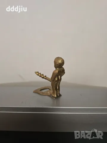 Бронзова отварачка тирбушон, снимка 3 - Антикварни и старинни предмети - 49269677