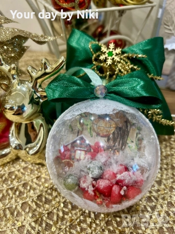 Коледна топка, снимка 5 - Коледни подаръци - 52772504
