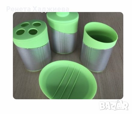 Пластмасов комплект за баня, снимка 3 - Други - 41359051