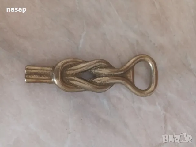 морски възел бронз отварачка за бира, снимка 2 - Антикварни и старинни предмети - 50383566