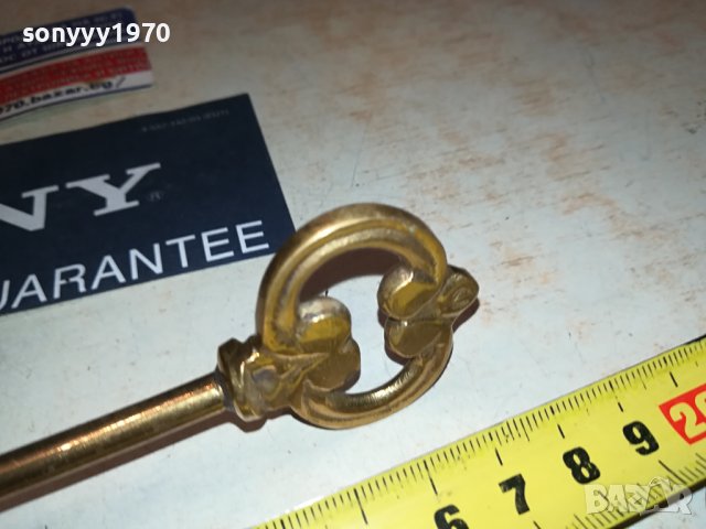 ГАСАЧ ЗА СВЕЩИ-МЕД МЕСИНГ 1007231939, снимка 4 - Антикварни и старинни предмети - 41509859