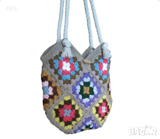 Дамски чанти плетени, хендмейд, различни цветове и модели, снимка 4 - Чанти - 42486916