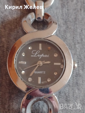 Модерен дизайн дамски часовник LUPAI QUARTZ интересен модел красив стилен - 18528, снимка 2 - Дамски - 36252046