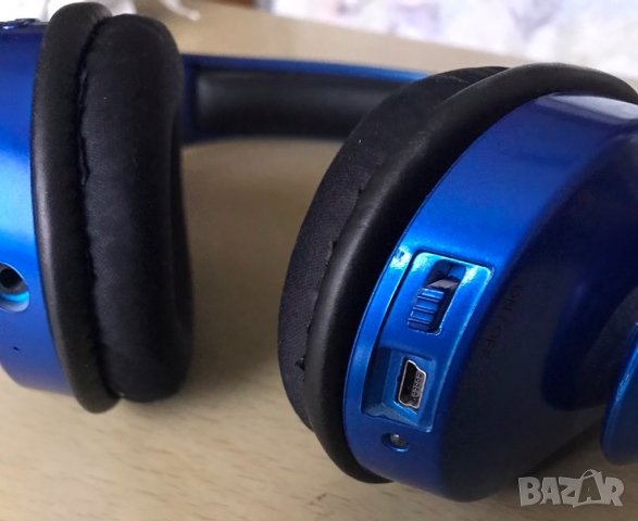 BLUETOOD БЛУТУУД слушалки WATSON + AUX 3,5мм вход за MP3 KH 9701, снимка 5 - Bluetooth слушалки - 39869251