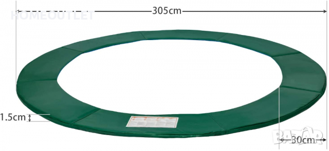 Защитно покривало / протектор за пружини на батут GN10TP02, снимка 4 - Други - 36304241