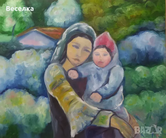 Рисувана картина с маслени бои, репродукция по Майстора