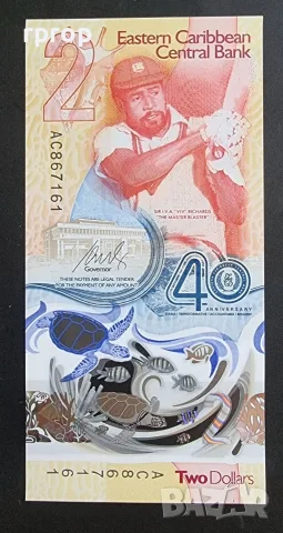 Източни Кариби.2 долара. Юбилейна. 2023 година. UNC., снимка 3 - Нумизматика и бонистика - 48843385