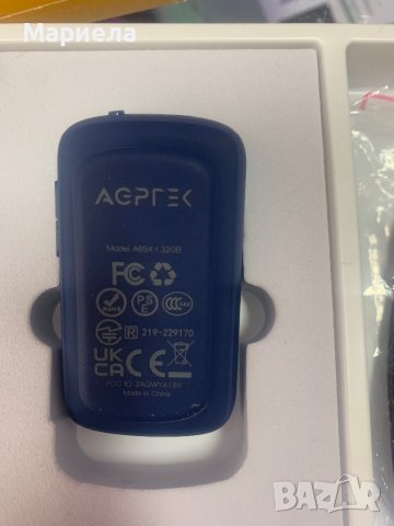 AGPTEK A65X , 32GB  / MP3 Прейър / Плейър за Спорт , Диктофон с памет, снимка 9 - MP3 и MP4 плеъри - 44211224
