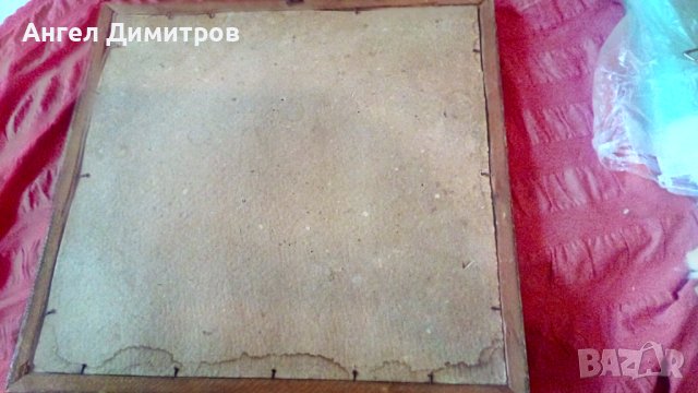 Стара картина смесена техника , снимка 3 - Картини - 41470634