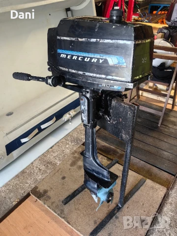 Двигател за лодка Mercury 4к.с., снимка 2 - Воден транспорт - 50963478