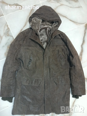 Кожено палто Conbipel XL - 45 лв, снимка 5 - Якета - 52912647