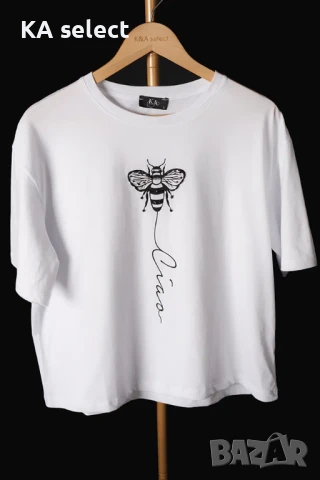 Тениска с пеперуда