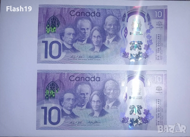 Канада 10 долара 2017 UNC