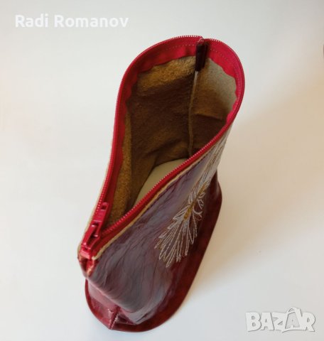 Дамски тоалетна чанта, несесер, кожена чанта, ежедневна дамска чанта , снимка 3 - Чанти - 41504378