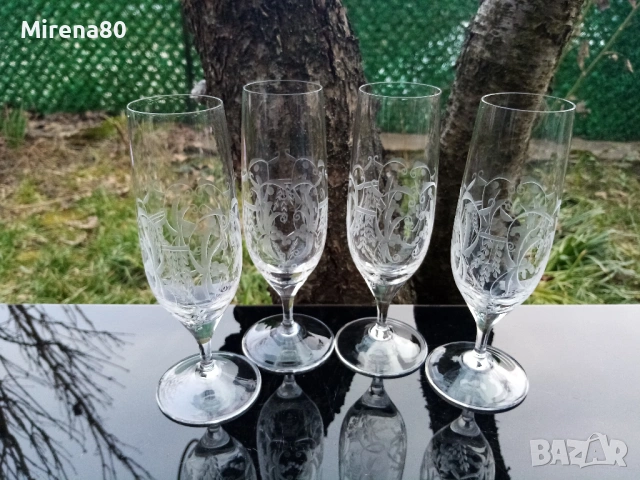 Кристални чаши за вино - 4 бр.