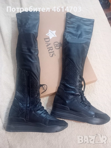 дамски ботуши от естествена кожа , снимка 2 - Дамски ботуши - 52713271