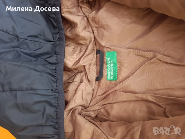 Зимно яке Бенетон , снимка 3 - Детски якета и елеци - 51951326