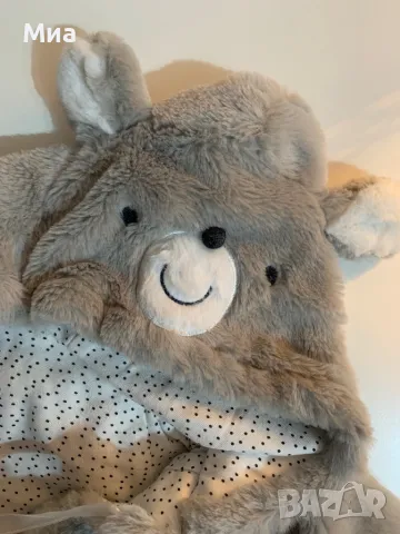 Бебешко палтенце с космест ефект и качулка мече , снимка 7 - Бебешки якета и елеци - 47782686