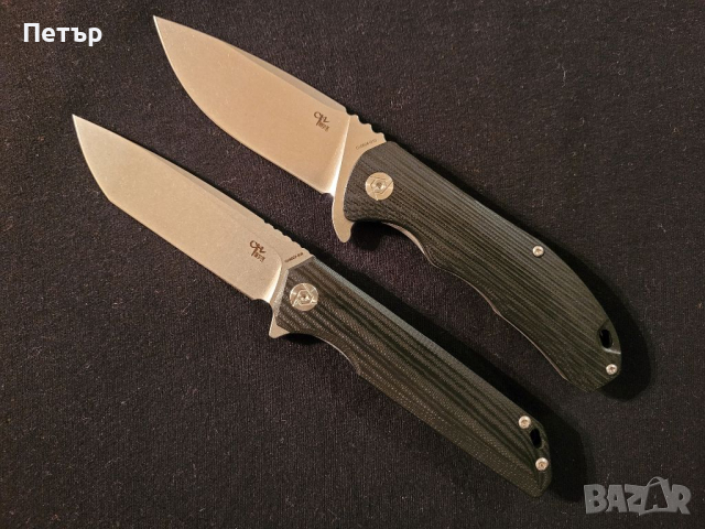 CH 3504 - флипер, D2 острие, G10 чирени , снимка 7 - Ножове - 36285226