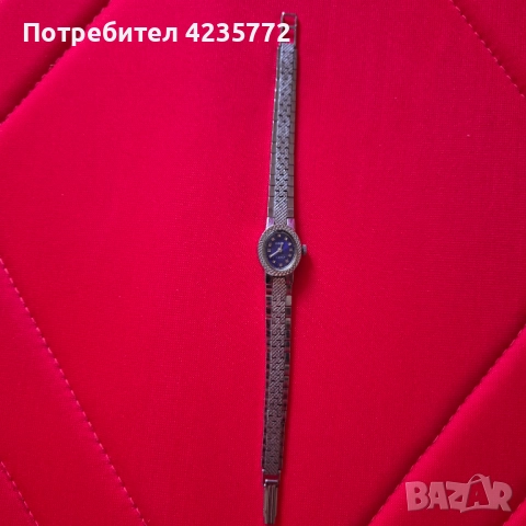 Руски механичен винтидж часовник Чайка 17камъка. , снимка 2 - Дамски - 52865164