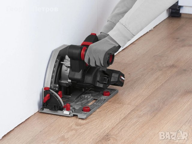 Акумулаторен Циркуляр Parkside Perfomance с Линеал Куфар 20V Безчетков Шина , снимка 12 - Други инструменти - 44275728
