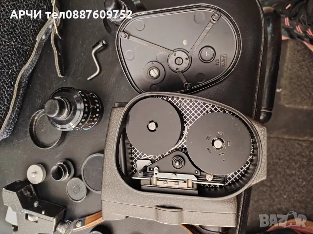 антикварна камера 8mm Movie Camera Quarz 2M Кинокамера QUARZ-2M, снимка 3 - Антикварни и старинни предмети - 56193280