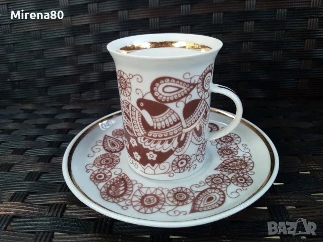 Български сервиз за кафе - Жар птица, снимка 7 - Сервизи - 56024314
