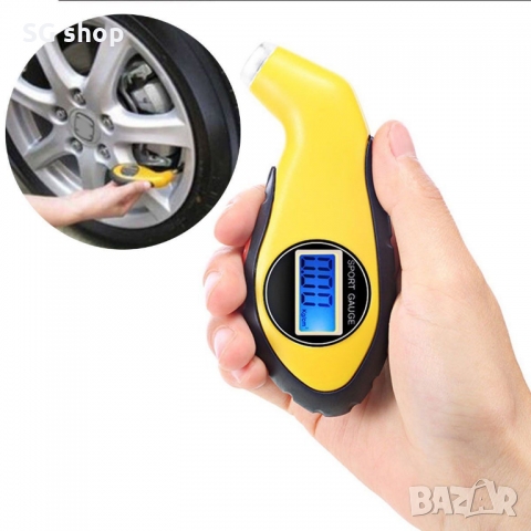 Манометър за гуми дигитален, снимка 4 - Аксесоари и консумативи - 36109553
