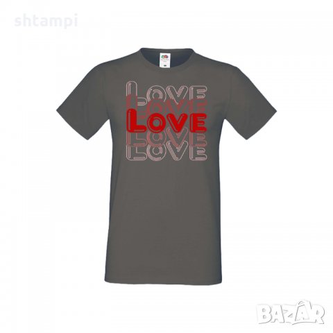 Мъжка тениска Свети Валентин LOVE LOVE LOVE 2, снимка 5 - Тениски - 35711921