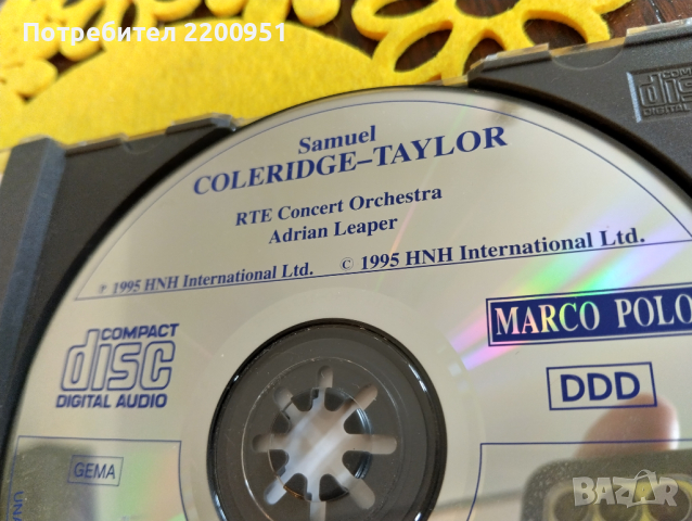 SAMUEL COLIRIDGE-TAYLOR, снимка 4 - CD дискове - 44605722