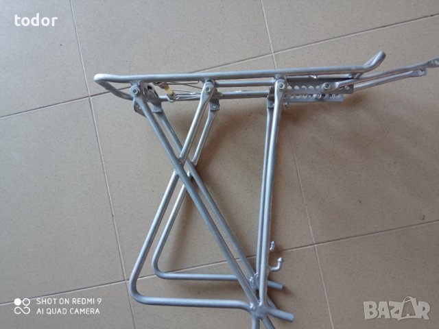алуминиев багажник сив, снимка 4 - Аксесоари за велосипеди - 41912483