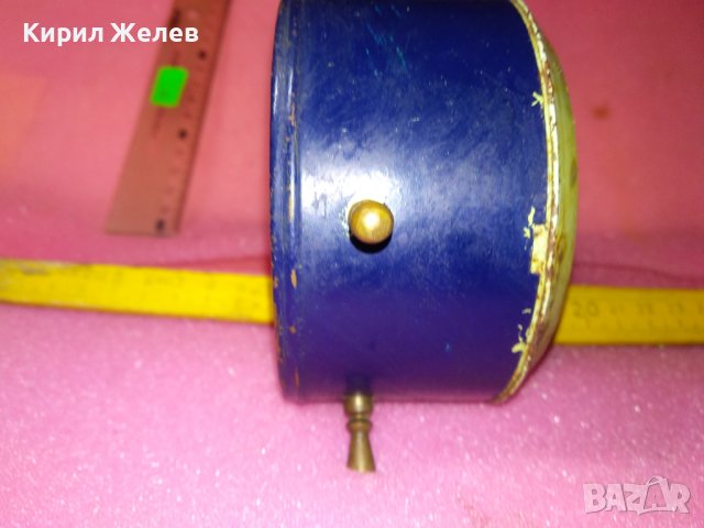 PETER MADE in GERMANY Стар КОЛЕКЦИОНЕРСКИ МЕХАНИЧЕН БУДИЛНИК ВИНТИДЖ МОДЕЛ НЕМСКИ РЯДЪК 43710, снимка 14 - Антикварни и старинни предмети - 44464898