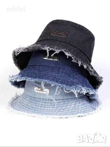 Шапка в деним - Jequemus, снимка 2 - Шапки - 52730297