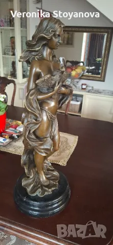 Бронзова статуетка, снимка 8 - Статуетки - 49690181