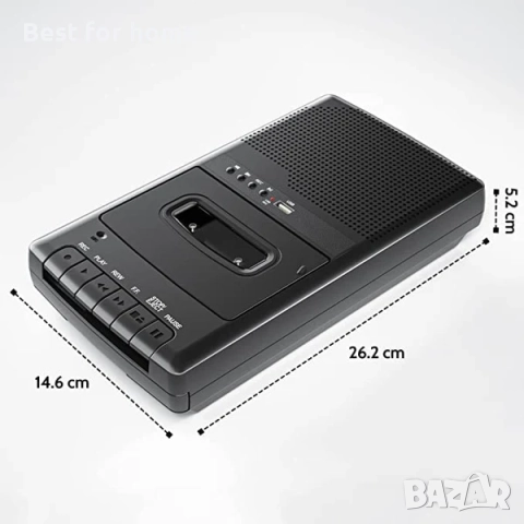 Mersoco Касетофон с запис, Walkman, USB флаш, аксесоари, снимка 4 - Аудиосистеми - 52922693